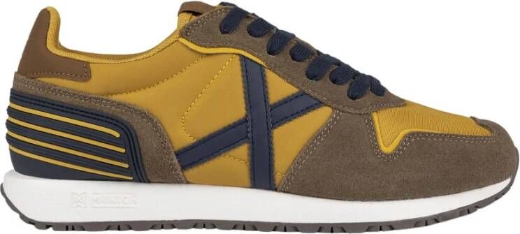 Munich Massana Club Retro Running Sneaker Yellow Heren