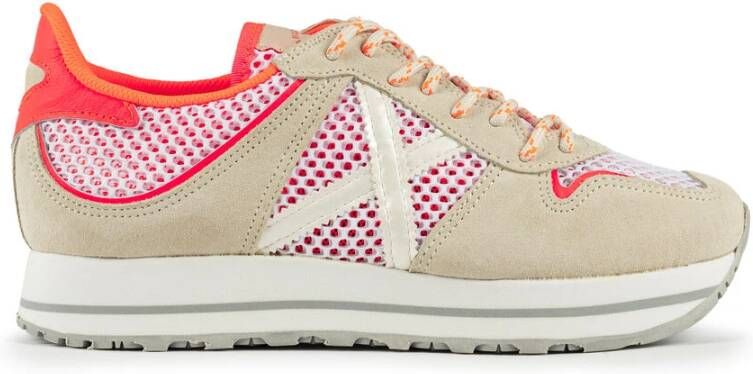 Munich Massana Sky Oranje High-Top Sneaker Multicolor Dames