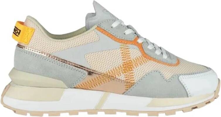 Munich Oranje Casual Textiel Sneakers oor Dames Multicolor Dames