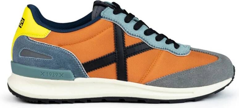 Munich Retro Dynamo Sneaker Oranje Multicolor Heren