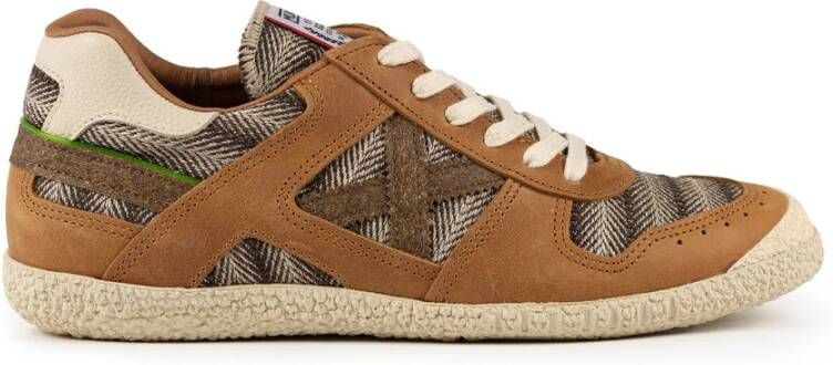 Munich Retro Goal Sneaker Brown Heren