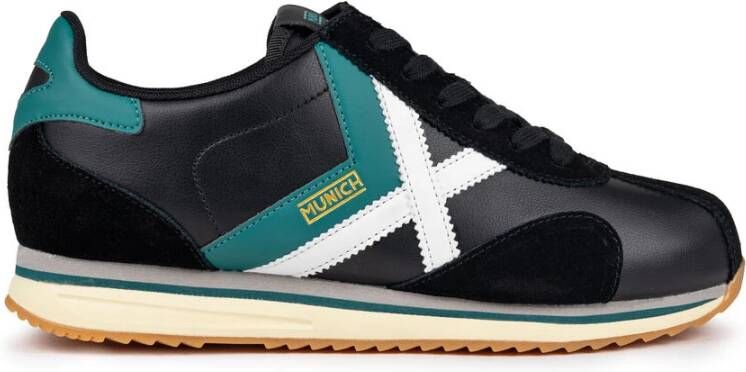 Munich Retro Sapporo Zwarte Sneaker Black Heren