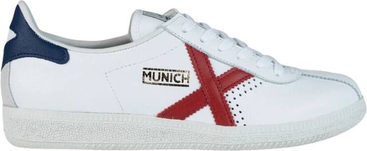 Munich Retro Shell Sole Sneakers White Heren