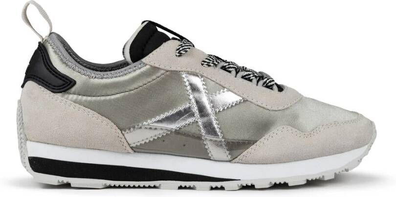 Munich Retrostijl Grijze Sneakers Gray Dames