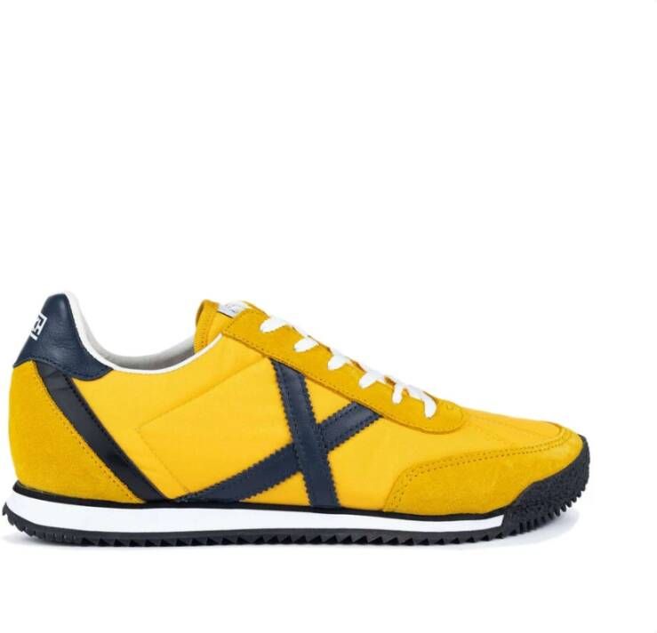 Munich Riber Stijlvolle Gele Sneakers Yellow Heren