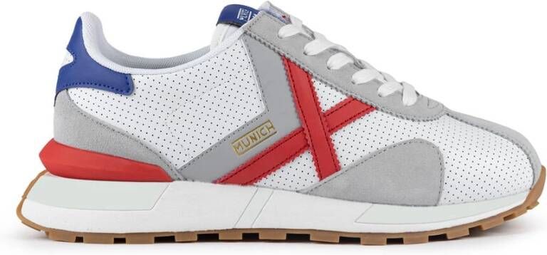 Munich Rojo Retro Sneaker Multicolor Heren