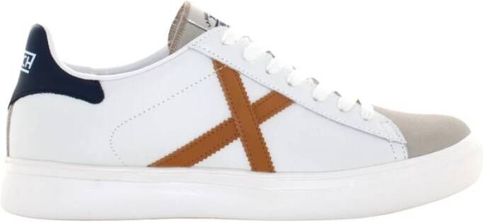 Munich Heren Mesh Sneakers White Heren