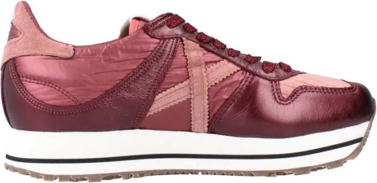 Munich Sky Sneakers voor moderne vrouwen Red Dames