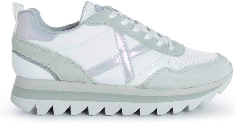 Munich Stijlvolle Ripple Sneakers voor Vrouwen White Dames