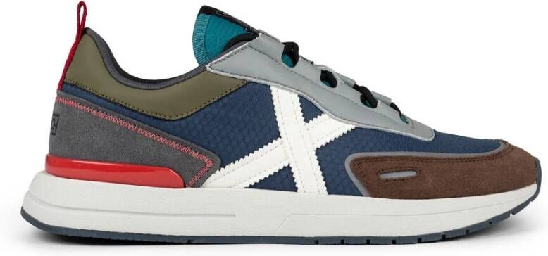 Munich Speed Blauw Comfort Sneakers Multicolor