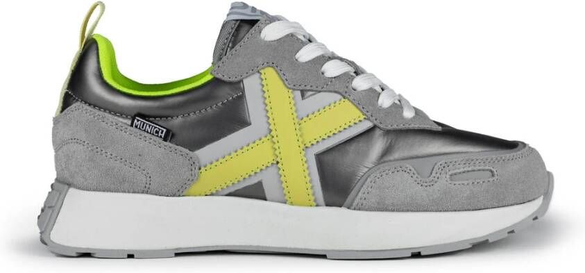 Munich Sportieve Elegante Hardloopschoenen Gray Dames