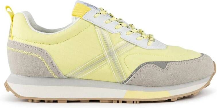 Munich Sportieve Gele Sneakers Yellow Dames