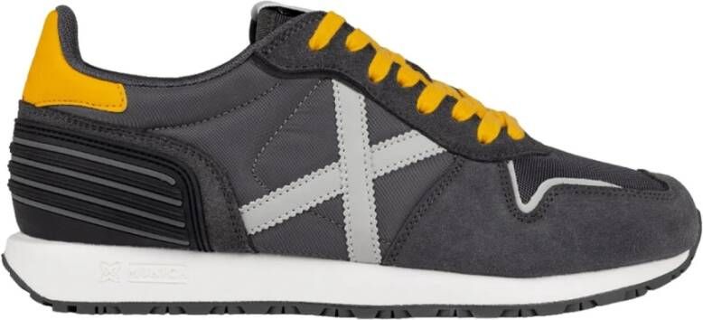 Munich Sportieve Grijze Textiel Sneakers Gray Heren