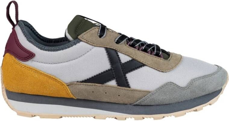 Munich Heritage-geïnspireerde Sneaker in Grijs Multicolor Heren