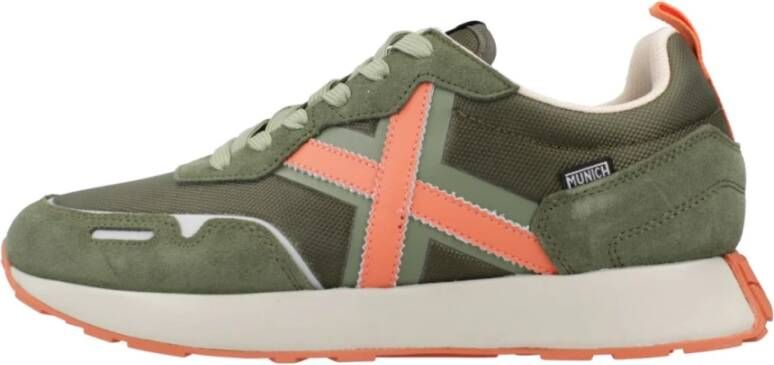 Munich Stijlvolle Sneakers voor Mannen Green Heren