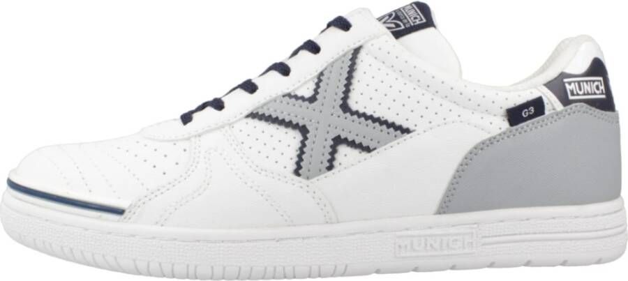 Munich Stijlvolle Sneakers voor Mannen White Heren