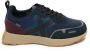 Munich Blauwe Casual Textiel Sneakers voor Heren Blue Heren - Thumbnail 1