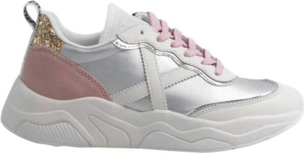 Munich Zilveren Sneakers voor Dames Gray Dames