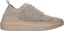 Mustang Beige Bloemen Sneakers voor Dames Beige Dames - Thumbnail 3