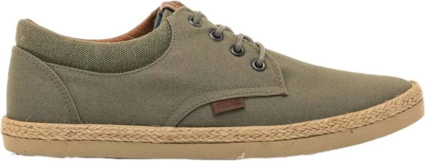 Mustang Canver Sneakers Green Heren