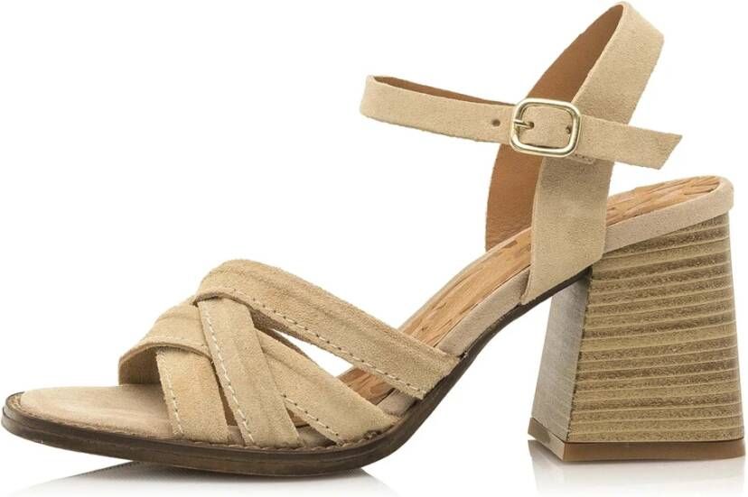 Mustang Fleur Heeled sandals Beige Dames