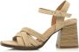 Mustang Fleur Heeled sandals Beige Dames - Thumbnail 1