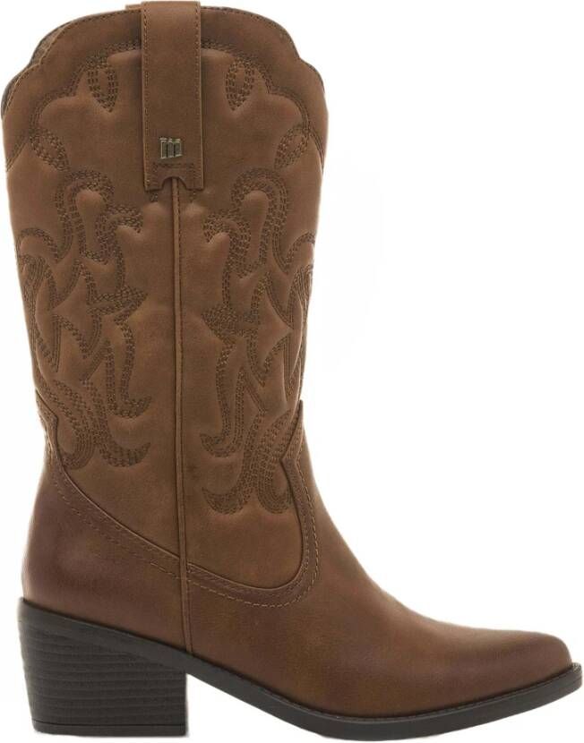 Mtng Cowboy Boots Brown Dames