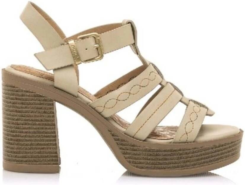 Mtng Elegante High Heel Sandalen Beige Dames