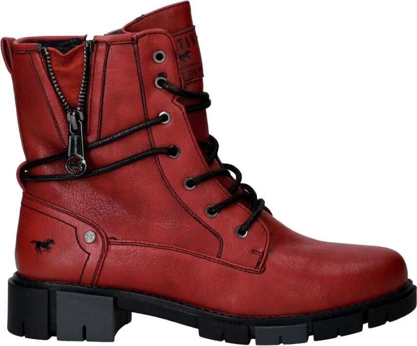 mustang Rode Veterboot Red Dames