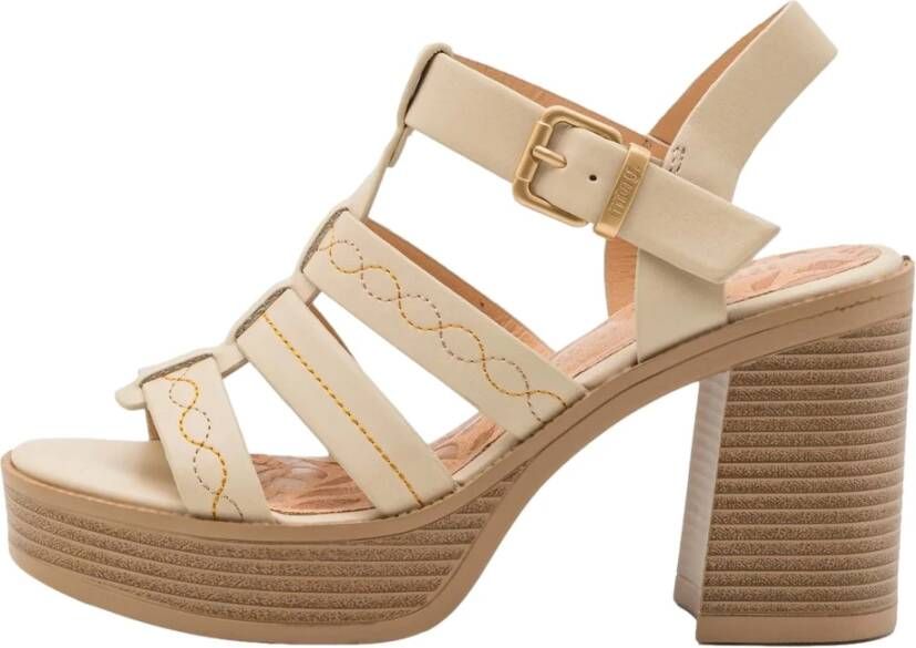 Mtng Elegante High Heel Sandalen Beige Dames