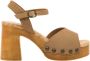 Mtng Elegant High Heel Sandals Brown Dames - Thumbnail 9