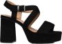 Mtng Stijlvolle Hoge Hak Sandalen voor Vrouwen Black Dames - Thumbnail 2