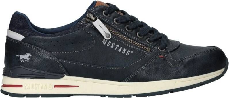 mustang sneaker Blue Heren