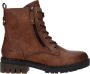 Mustang Stijlvolle bruine veterschoenen voor dames Brown Dames - Thumbnail 2