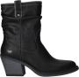 Mustang Western Stijl Zwarte Dameslaarzen Black Dames - Thumbnail 2