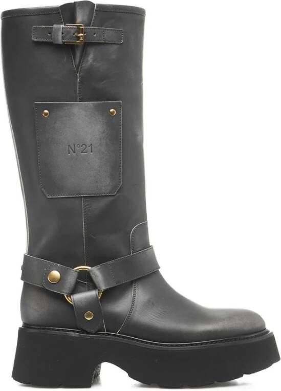 N21 High Boots Gray Dames