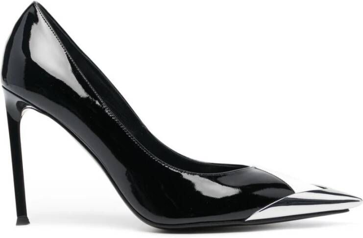 N21 Zwarte Lakleren Stiletto Schoenen Black Dames