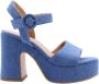 Nando Neri Hoge hak sandalen voor vrouwen Blue Dames - Thumbnail 9