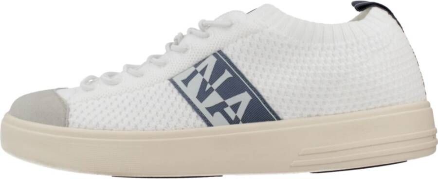 Napapijri Bark TEX Sneakers voor Mannen White Heren