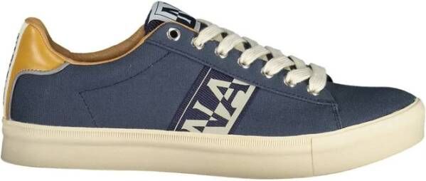 Napapijri Blauwe Contrast Sneakers voor Moderne Stijl Blue Heren