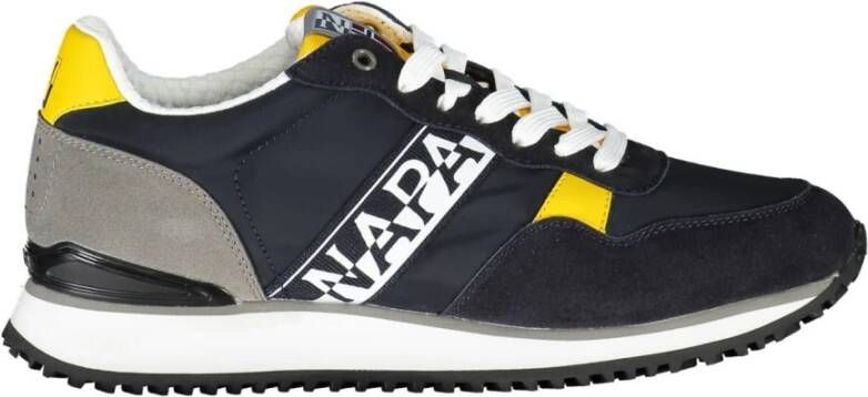 Napapijri Blauwe Sportieve Veterschoenen met Contrastdetails Blue Heren