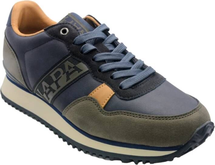 Napapijri Blauwe Herensneakers F4Cosmos01 Syn Blue Heren