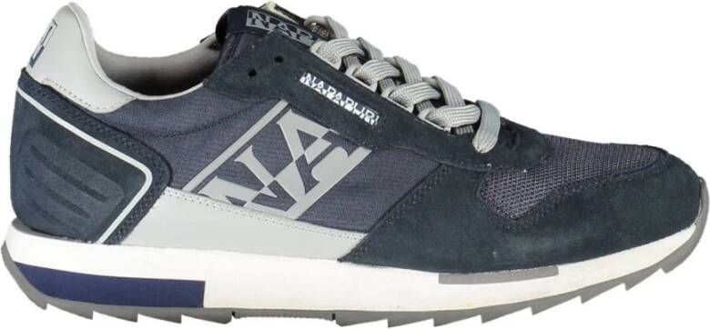 Napapijri Blauwe Sportieve Sneakers met Contrastdetails Blue Heren