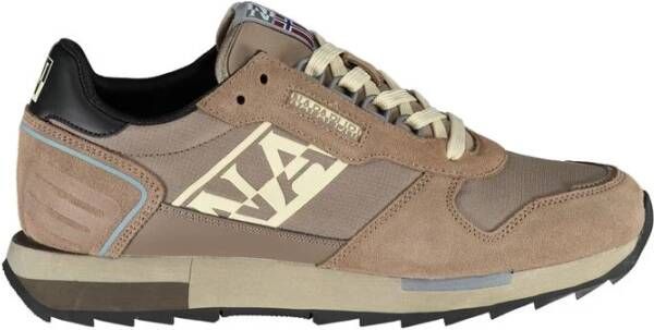 Napapijri Bruine Contrast Vetersneaker Brown Heren