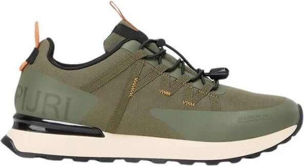 Napapijri Groene Valley Sneaker Lichtgewicht Phylon Rubber Green Heren