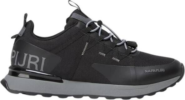 Napapijri Zwarte Polyester Sneakers F4Valley01 Nyl Black Heren