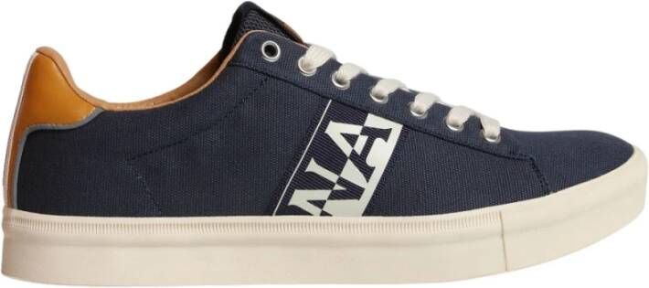 Napapijri Blauwe Sneaker Polyester Blue Heren