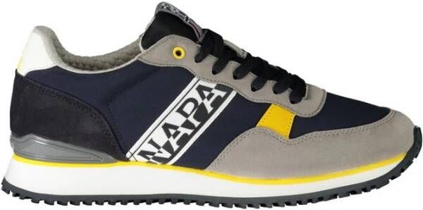 Napapijri Sportieve Sneaker met Contrastdetails Blue Heren