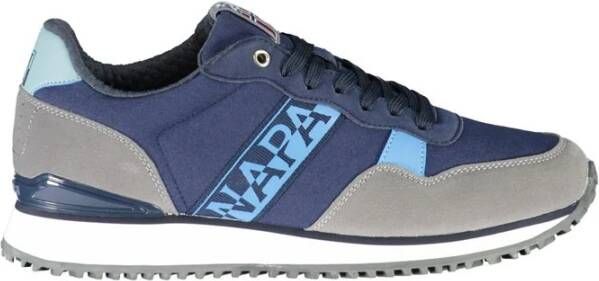 Napapijri Sportieve Vetersneakers met Logodetail Blue Heren