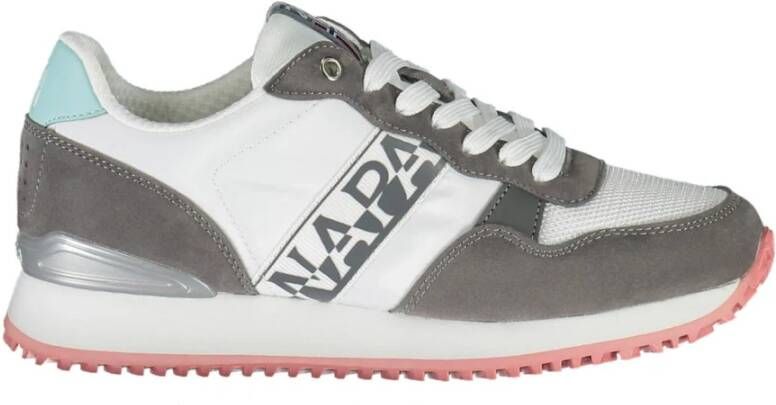 Napapijri Witte Cap Grijs Sneakers Multicolor Dames